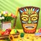 Small Tiki Tropical Hawaii Piñata with Blindfold Bat Aloha Luau Piñata